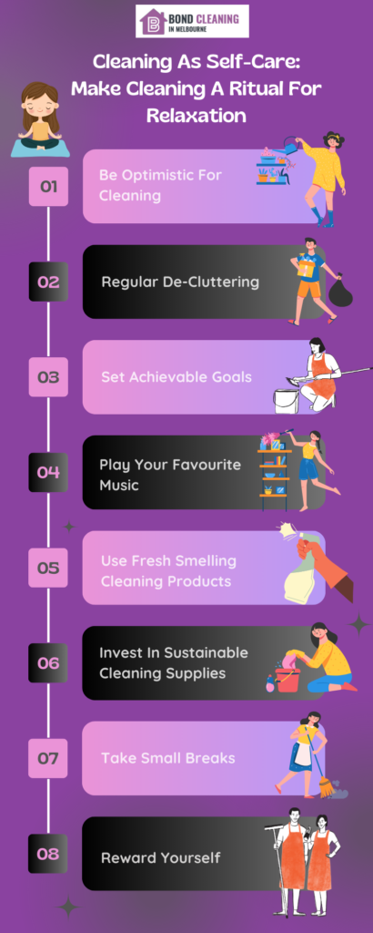 tips for self care during the house cleaning process